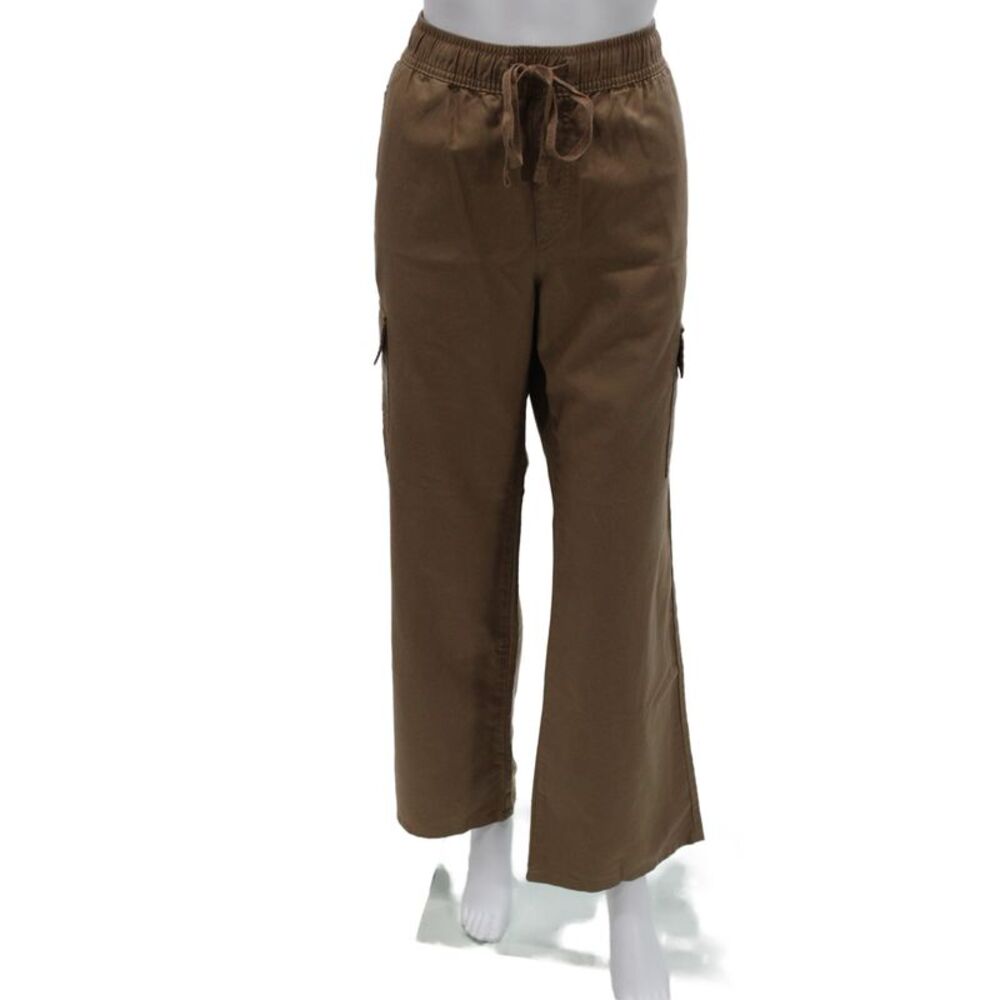 Sanctuary Womens Cargo Pants Brown Lyocell Drawstring 29in Inseam Size M